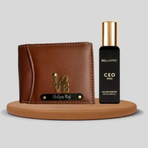 Customised Wallet & Perfume